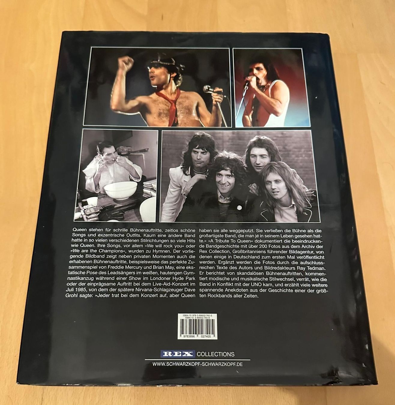 Bücher: Queen Foto Buch (Live, Studio & Backstage) – Gebraucht aus Belp von B7L0 1