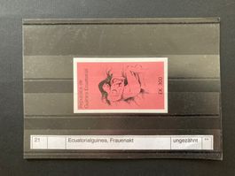 Acuatorialguinea, Frauenakt, Block