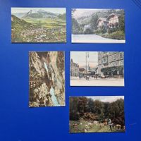 5 alte Ansichtskarten von Bad Ragaz