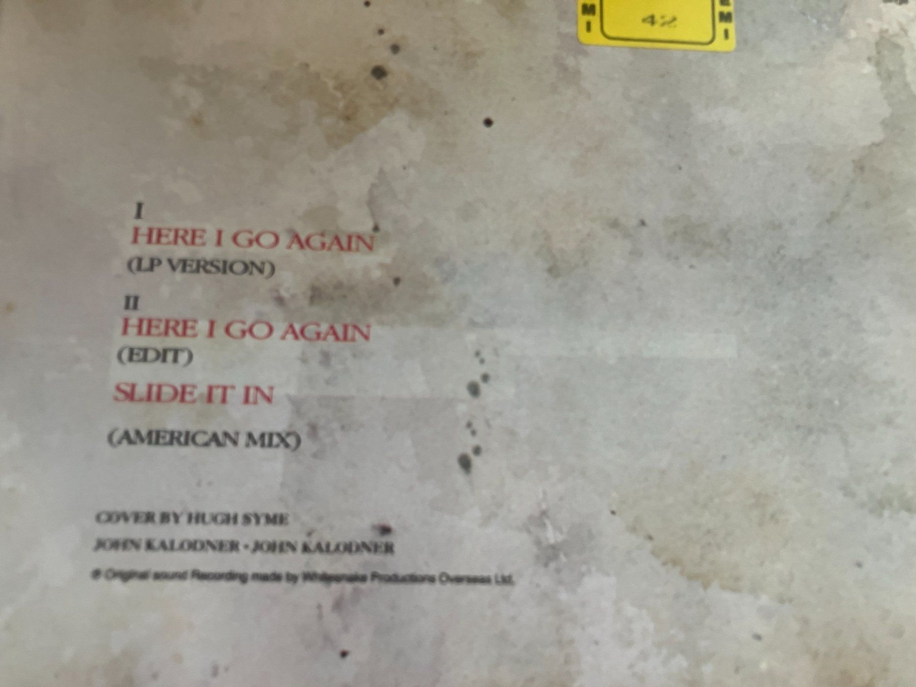 Dischi in vinile: Whitesnake – Usato da Aarwangen venduto da Jukebox3 3