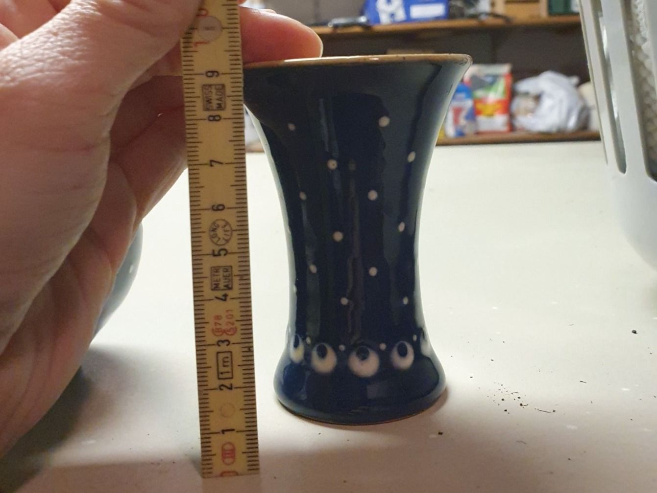 Vasi & Recipienti: 3 Gefässe Keramik Kohren blau – Usato da Effretikon venduto da fabee 4