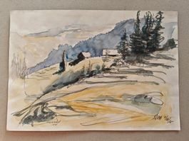 BENNO CAMENZIND – Die Alp Gschwänt, Alpnach, 1985