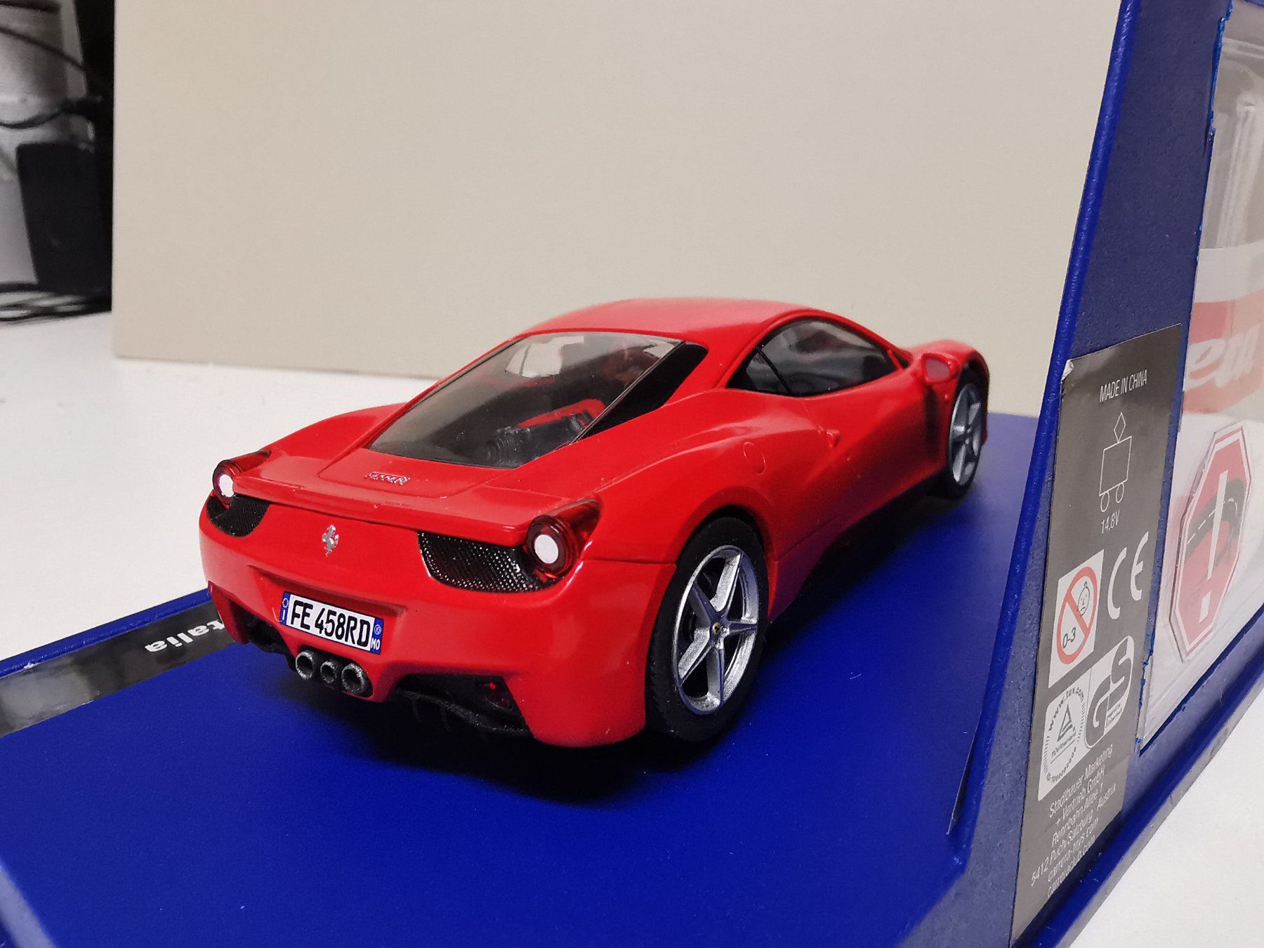 Ninco Piste: Ninco Digital, Carrera Ferrari 458 mit Licht – Usato da Winterthur venduto da Lonpos1 4