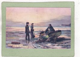 Kitsch Landschaft Meer 1906