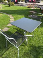 Metall-Gartentisch Rigi 'SCHAFFNER' mit zwei Sesseln