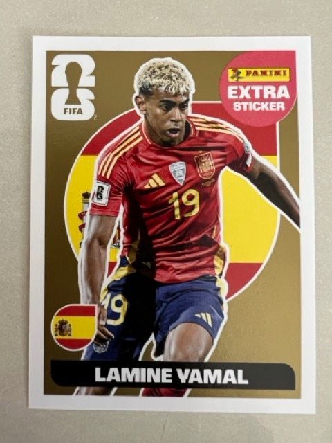 Panini Sammelbilder & Trading cards: Panini Extra Sticker Lamine Yamal GOLD – Neu (gemäss Beschreibung) aus Reinach BL von Smars