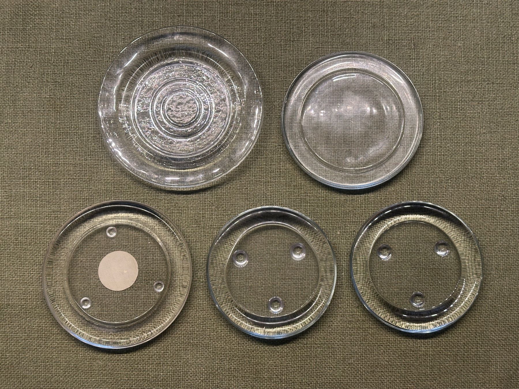 Dessous de verre: 5 Untersetzer für Glas oder Kerzen – D'occasion à Tägerig par meierSALE