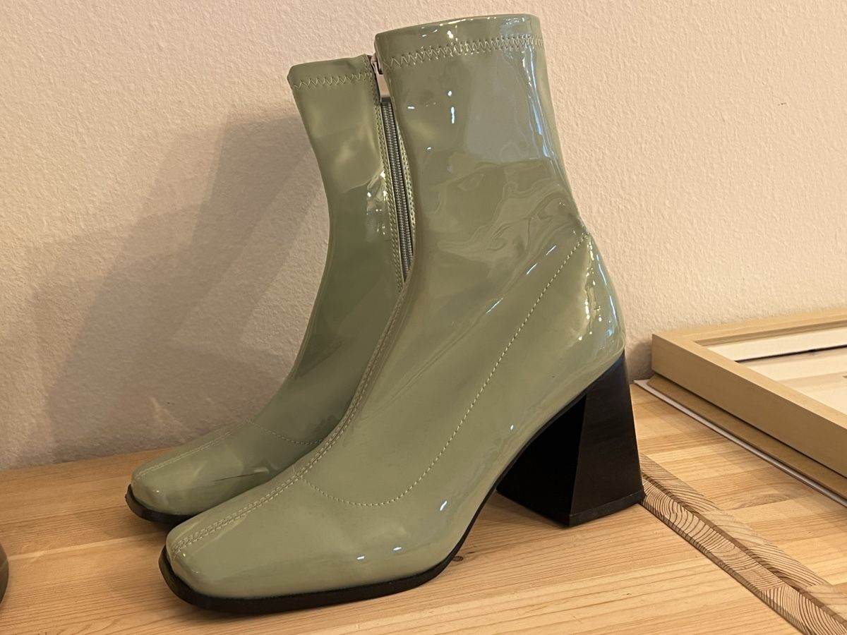 Damenschuhe: Mintgrüne 90s Stiefeletten, Grösse 39 – Gebraucht aus Luzern von closettheory 2