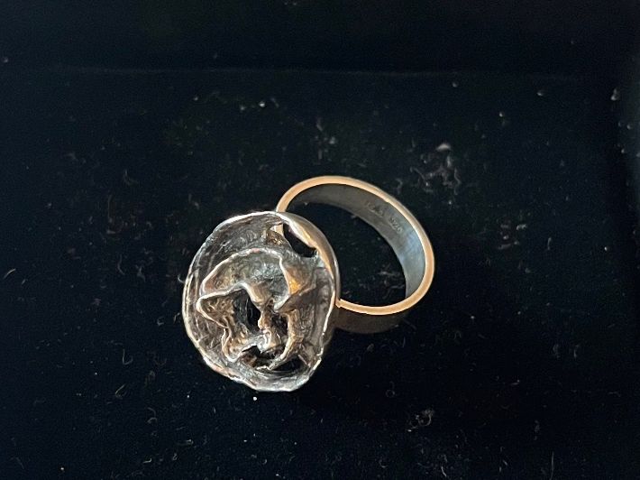 Ringe: Relo Austria moderner Designer Silberring 1960er 1970er – Gebraucht aus Clarens von Lois86 3