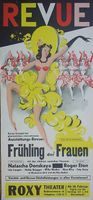 Revuetheater Roxy Zürich Original Vintage Plakate 1940