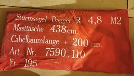 Segel für Windsurfer 4.8 m2  / Voile pour planche à voile
