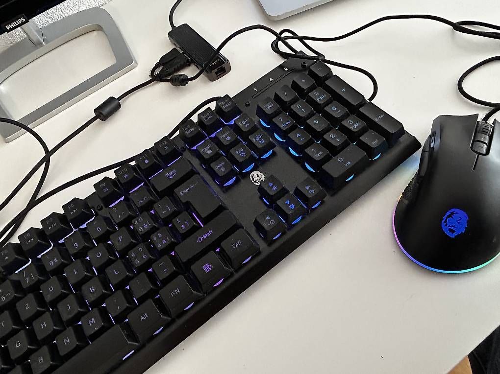 Tastiere: SILVERCREST SGKR A1 Halbmechanische Gaming-Tastatur mit Maus – Usato da Buchs ZH venduto da celin_k_06