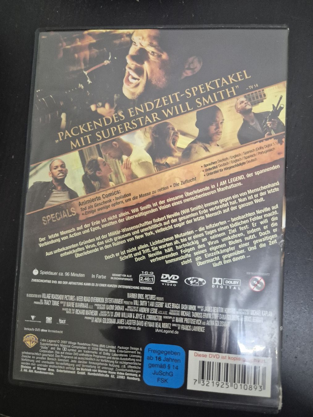Tutti i DVDs: DVD I AM LEGEND Will Smith  – Usato da Wald ZH venduto da _Hotarubi_ 1