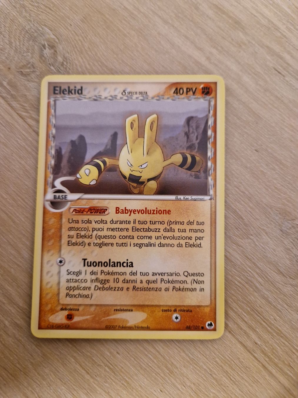 Pokémon Carte collezionabili: Elekid & Delta Species - Dragon Frontiers – Usato da Romont FR venduto da raj_sjv9