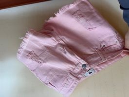 Rosa Baumwolle shorts