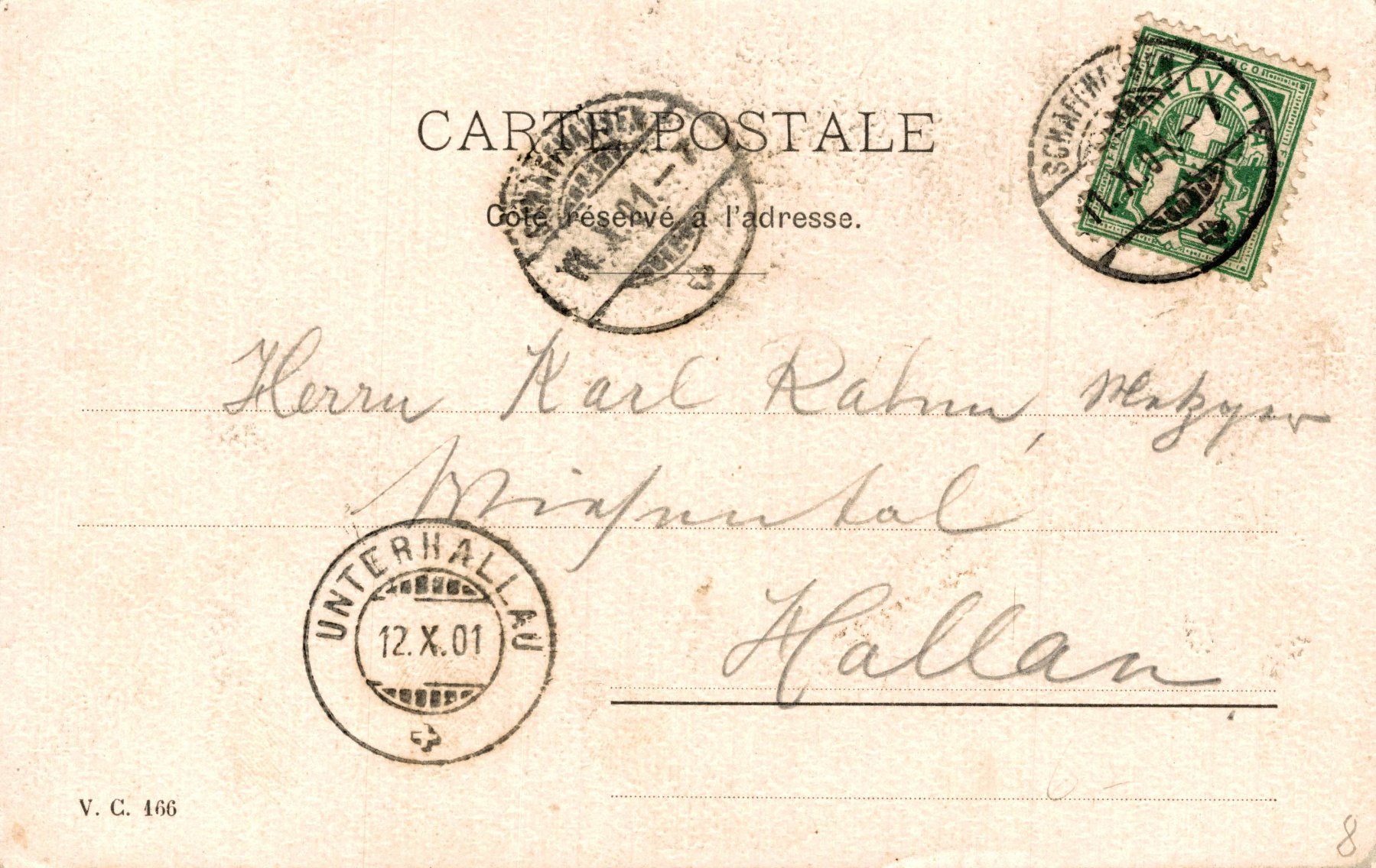 Cartoline postali: Munot Schaffhausen – Usato da Bronschhofen venduto da Astore 1