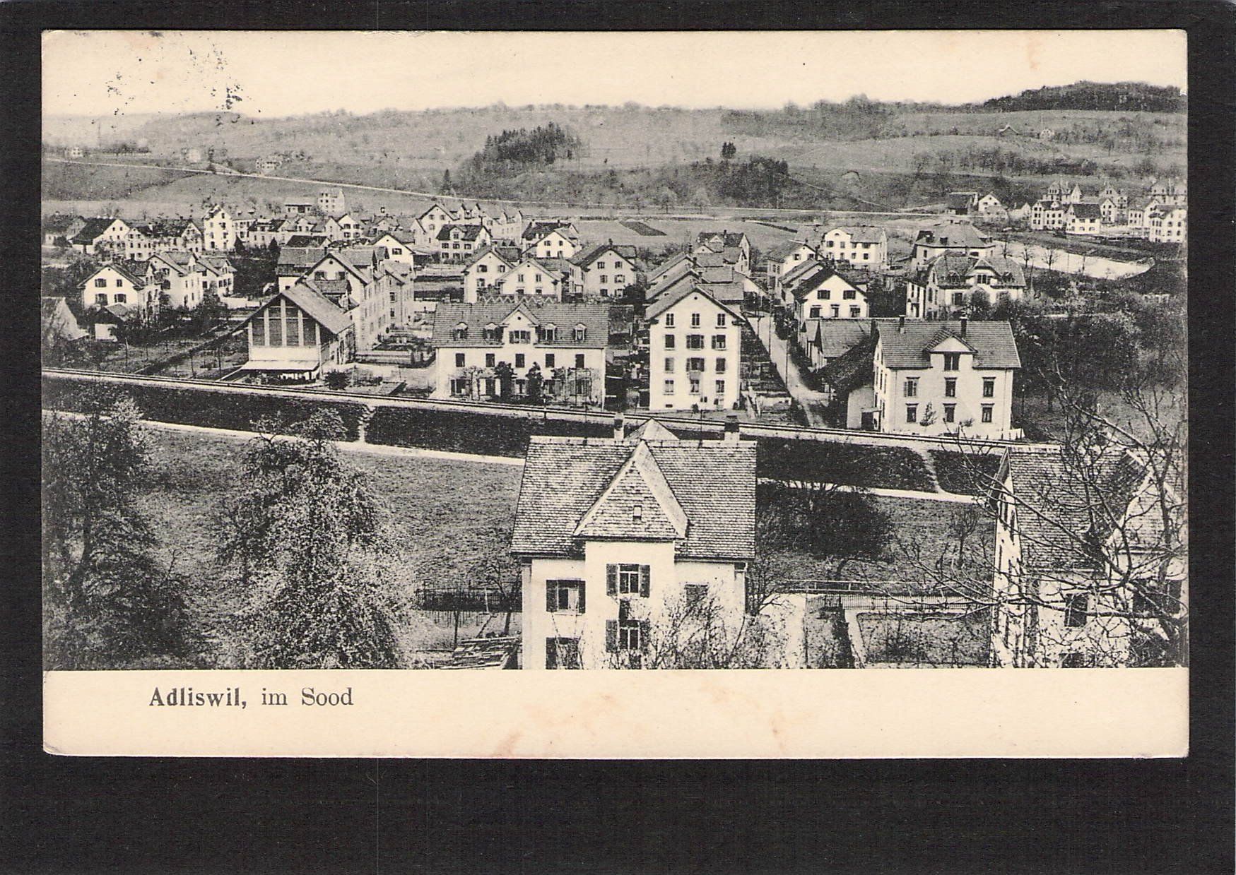 Cartoline postali: #Adliswil ZH , im Sood , gel. 1916 – Usato da Reichenburg venduto da Pipo-67