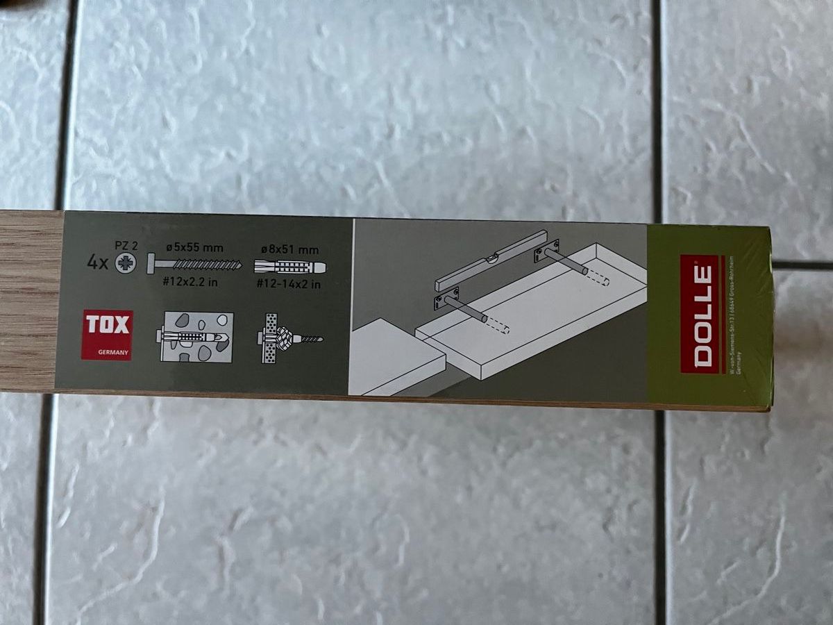 Scaffali: Wandboard eiche Holzfurniert Neu/OVP – Nuovo e nell'imballaggio originale da Näfels venduto da B100_Tv 2
