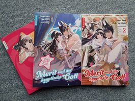 Merit und der ägyptische Gott 1,2 Manga 1.Auflage Shojo Star
