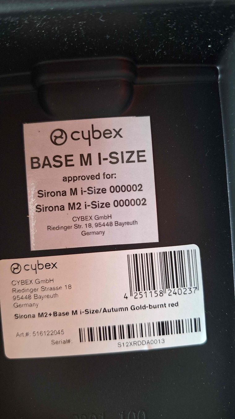 Cybex Seggiolini per auto: Cybex Sirona M2 i-Size Base und Kindersitz – Usato da Oberuzwil venduto da enduristo 3