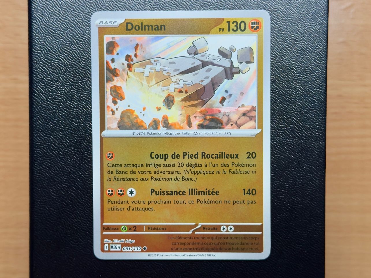 Pokémon Carte collezionabili: Dolman Reverse (081/132) - Méga-Évolution -ME01 - MEG FR – Usato da Chézard-St-Martin venduto da Kro_Cards