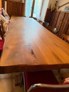 Tische: Création artisanale table et tabourets en ormeau massif – Gebraucht aus Chavannes-Renens von cdh_yvb5