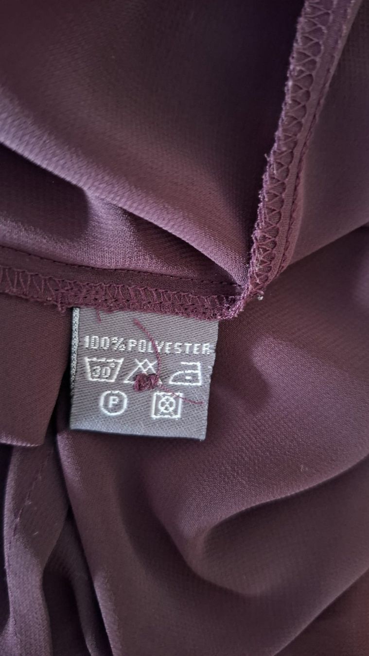 Blusen: Review Bluse, Gr. 36, Aubergine, transparent – Gebraucht aus Volketswil von ald_2x9b 3