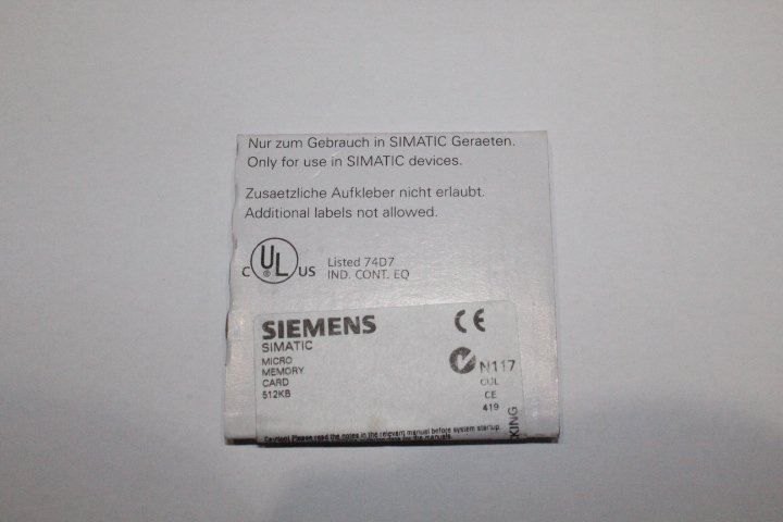 Siemens Schede di memoria: Siemens Simatic Speicherkarte – Nuovo e nell'imballaggio originale da Balsthal venduto da mtwd 2
