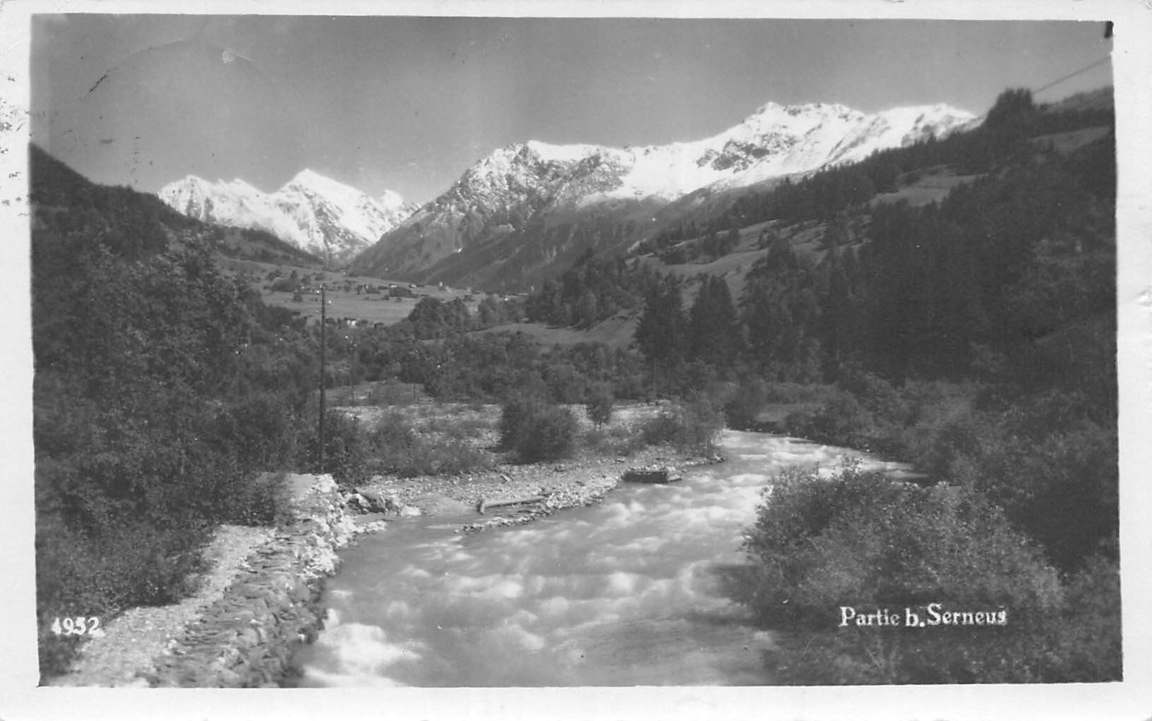 Cartoline postali: Partie bei Serneus – Usato da Ottikon b.Kemptth. venduto da Neptun1974