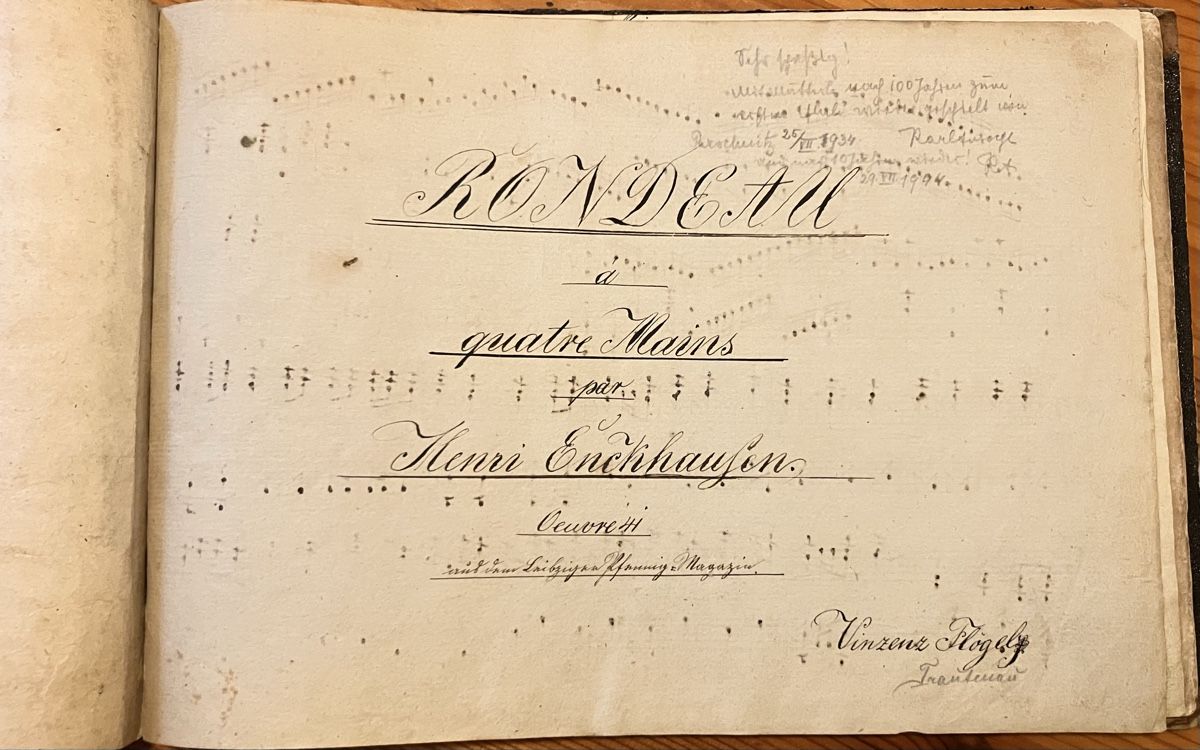 Libri: Notenbuch Klaviernoten von früher  – Usato da Olten venduto da River5 3