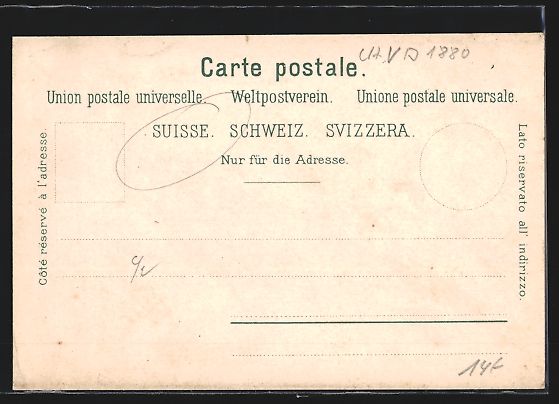 Cartoline postali: AK Bex, Ortsansicht und Gipfelpanorama – Usato da Berlin venduto da bartko-reher 1