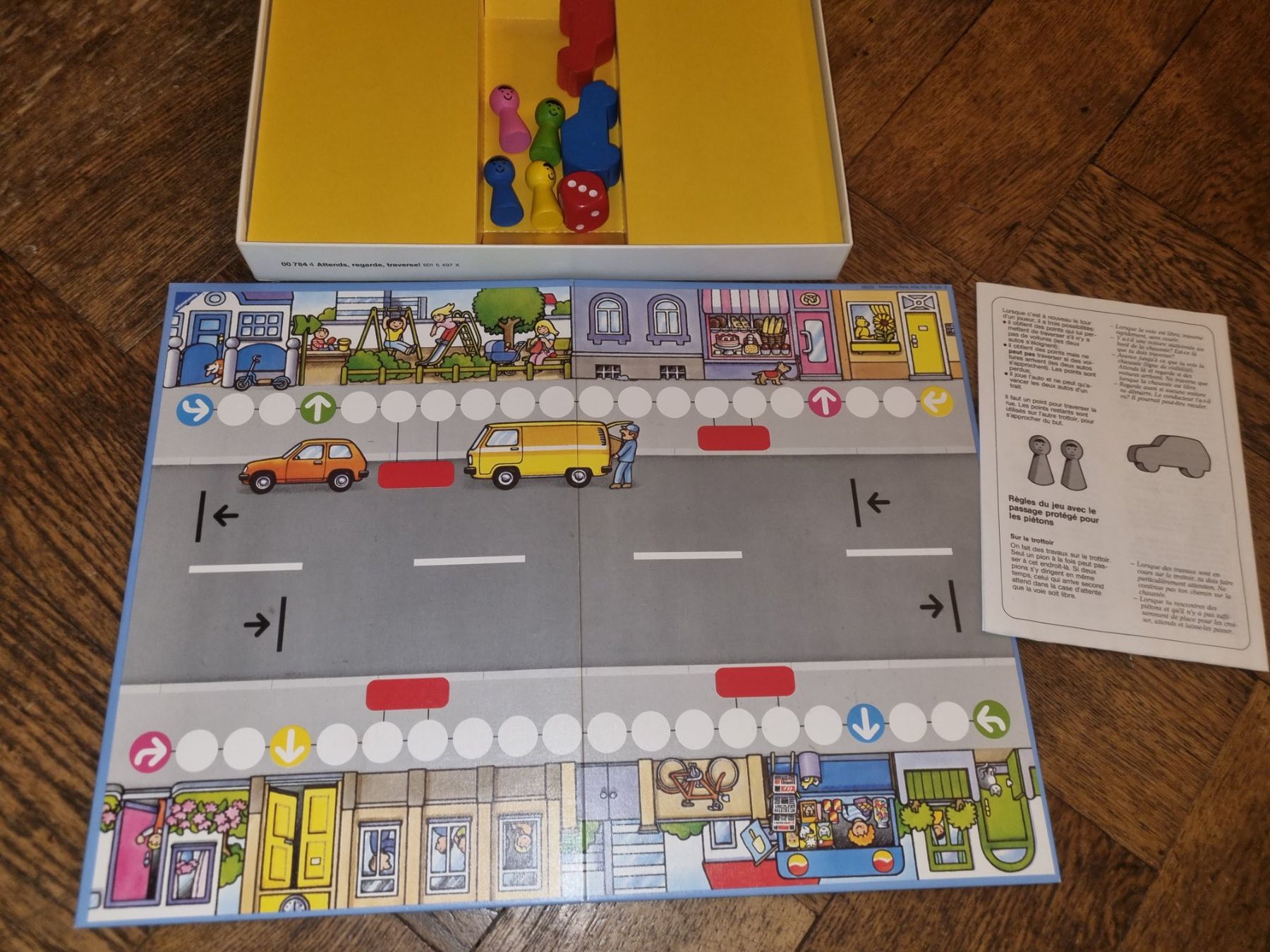 Ravensburger Giochi: Jeu Ravensburger "Attends, regarde, traverse!" 4-7 ans – Usato da Fribourg venduto da jarmilka 3