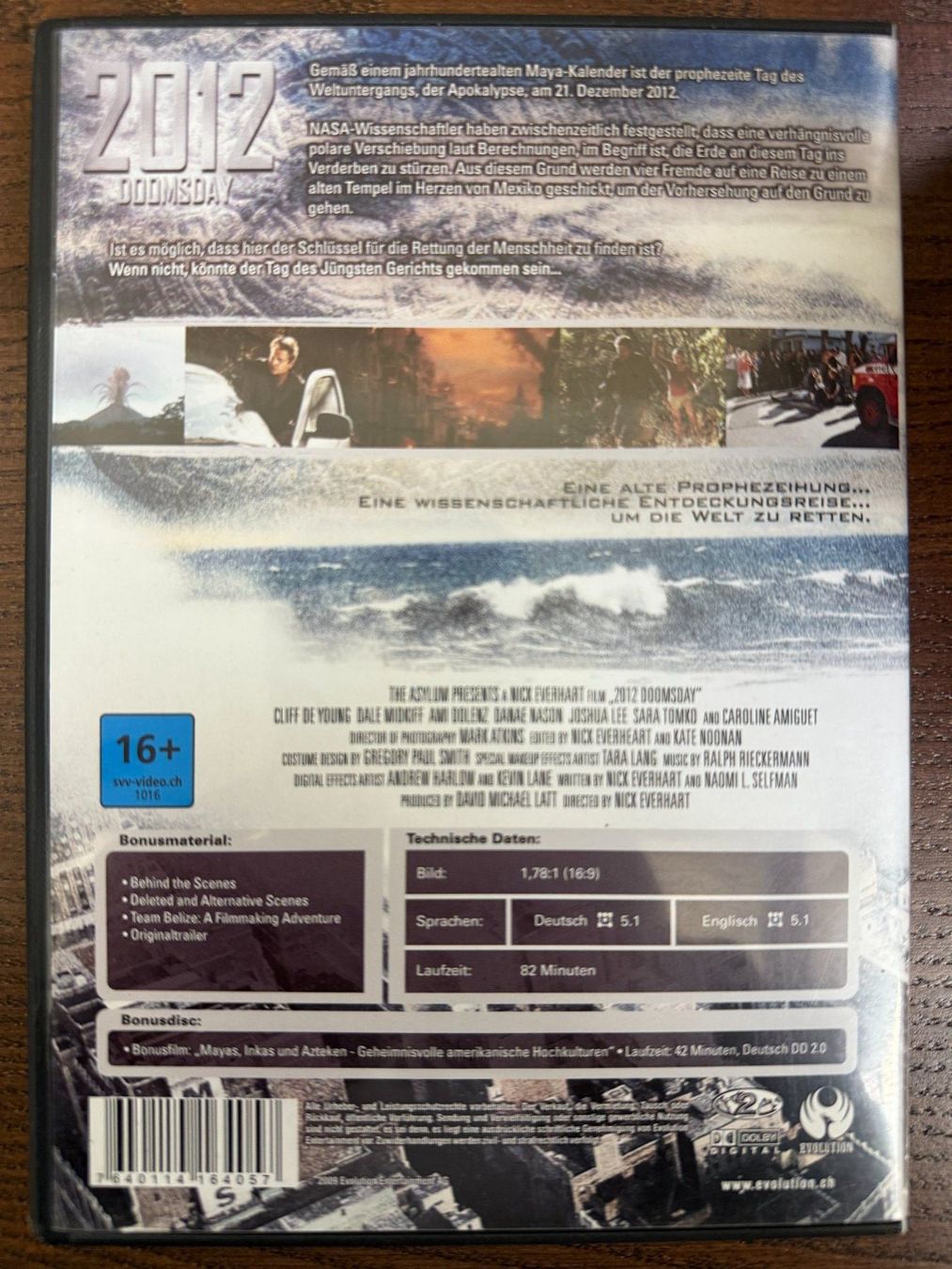 Tutti i DVDs: 2012 Doomsday – Usato da Zürich venduto da FilmFreunde 1