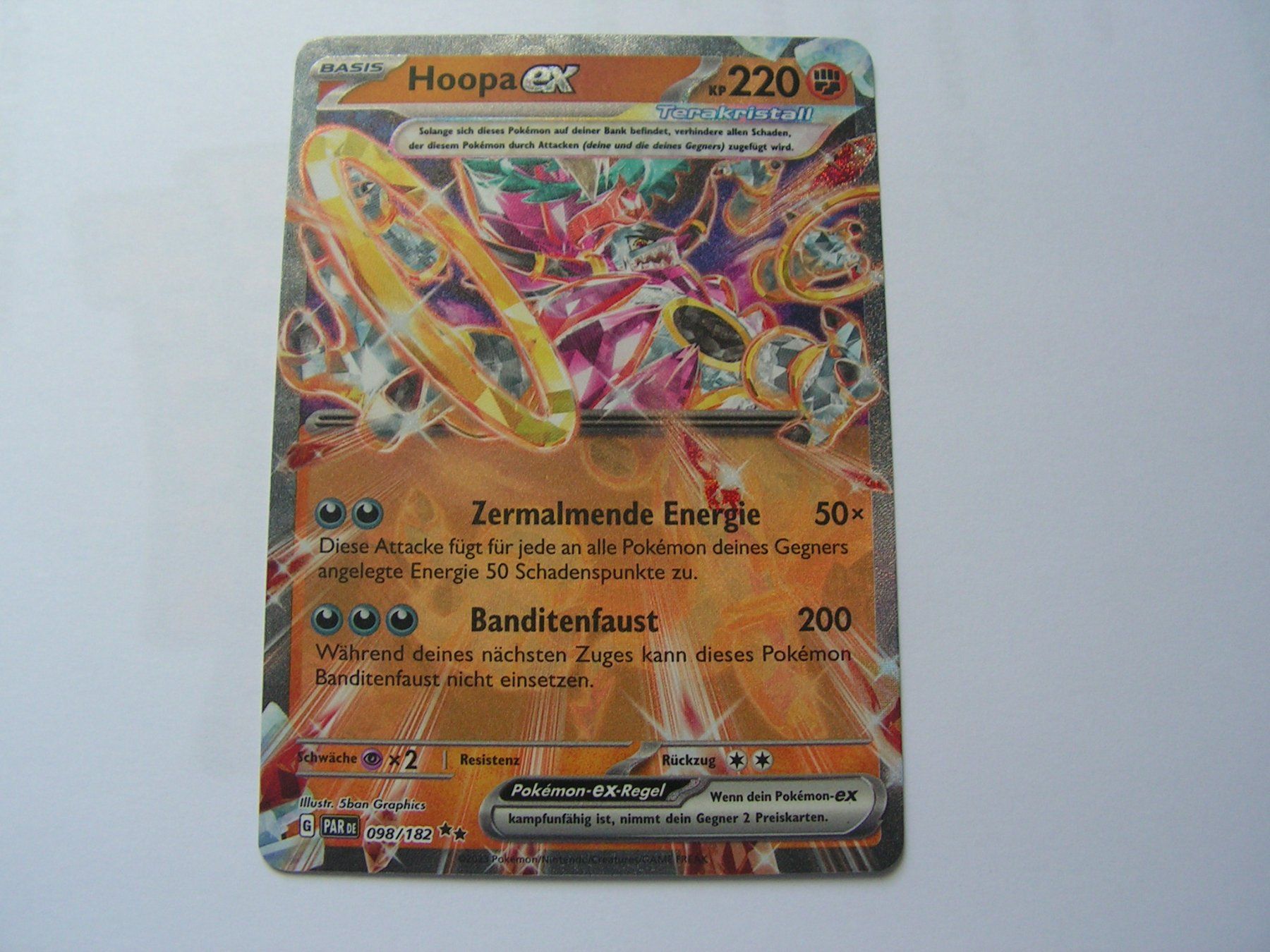 Pokémon Sammelbilder & Trading cards: Hoopa EX 098/182 Paradoxrift – Neu (gemäss Beschreibung) aus Aesch BL von Hansboeni 1