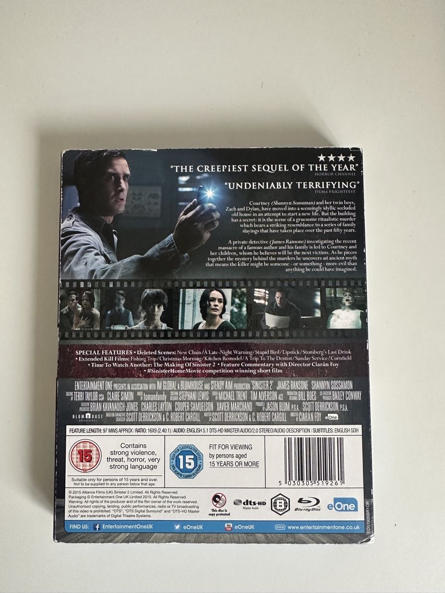 Tutti i DVDs: Sinister 2 BlueRay Englisch – Usato da Winterthur venduto da nic_r7kj 3