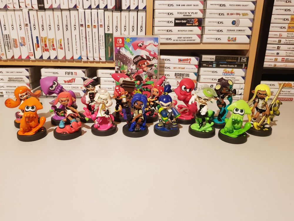 15x Splatoon amiibo inkl. Splatoon 2 /Switch | Kaufen auf Ricardo