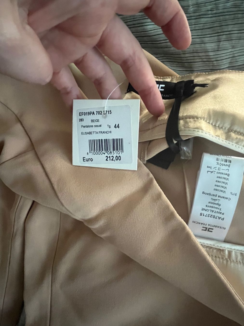 Hosen: Elisabets Franchi Viscose stretch Hose, Gr. 40 – Neu und originalverpackt aus Zürich von matilda1981 2