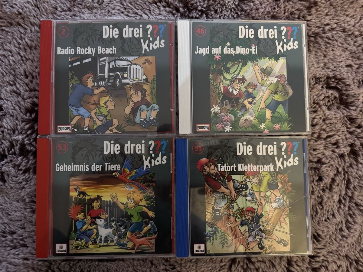4x CD - Die 3 Fragezeichen Kids - Diverse Geschichten (Gebraucht) in ...