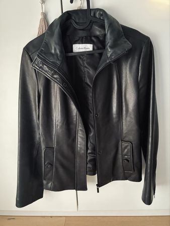 Veste en cuir Calvin Klein