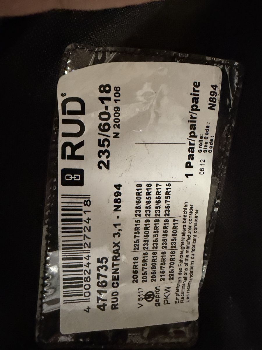 Rud Schneeketten: Schnee-Kette   – Neu und originalverpackt aus Trimstein von Rbbh 1