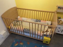 Babybett Höhenverstellbar inkl. Matratze 70x140cm