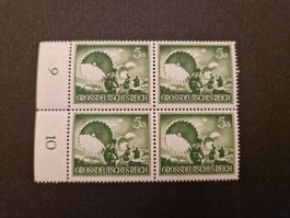 Deutsches Reich Viererblock Briefmarken postfrisch