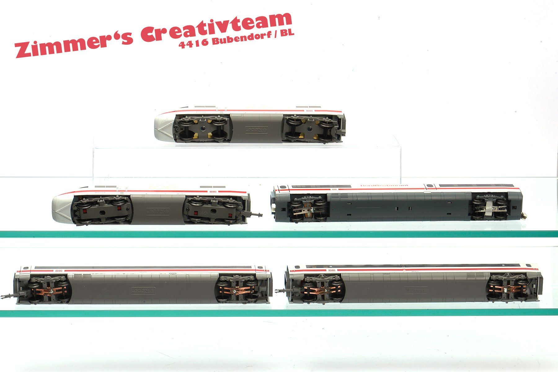 Fleischmann Modellini di ferrovie: Fleischmann 5-teil. ICE Triebzug, H0, GS – Usato da Bubendorf venduto da zimmers_creativteam 2