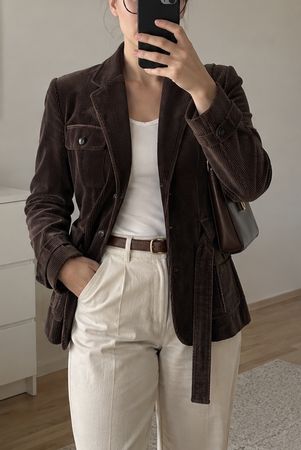 Ralph Lauren Cord-Blazer Gr. 8/38– braun – Vintage