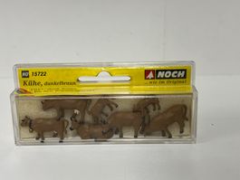 Noch  15722  Kühe , Dunkelbraun H0
