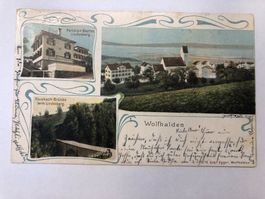 Wolfhalden Pension Blatter - Klusbach Brücke 1905