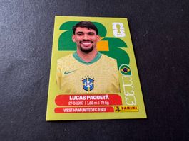 Panini FIFA Fussball WM 2026 Sticker Lucas Paqueta BRA 9