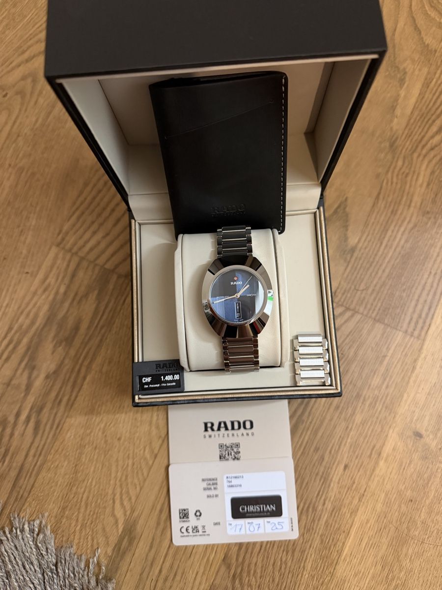 Rado Orologi: Orologio Rado DiaStar Original Automatic  – Nuovo e nell'imballaggio originale da Winterthur venduto da RN-789