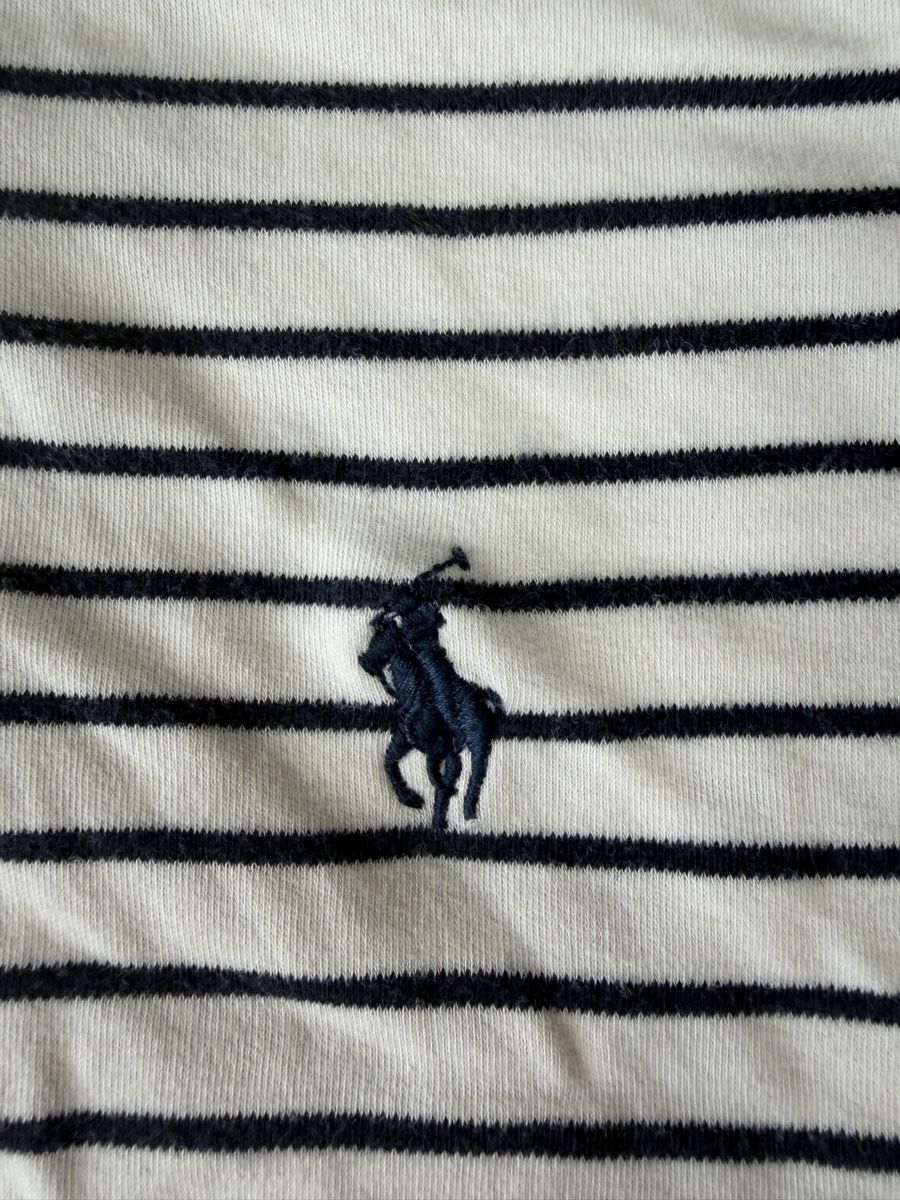 Ralph Lauren Magliette Polo: Polo Ralph Lauren blanc Rayé Noir - Taille M – Nuovo (secondo la descrizione) da Hauterive NE venduto da Leo_o 1