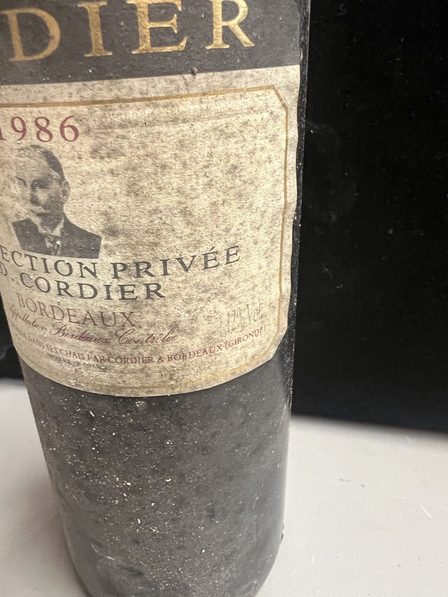Vino: CORDIER COLLECTION PRIVÉE 1986 – Nuovo (secondo la descrizione) da Genève venduto da Leboucheoreilles 2
